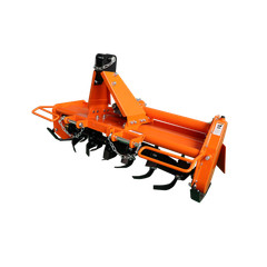49″PTO Rotary Tiller Attachment Cat 1 Tractor 540 RPM 5″Depth Replaceable Blades