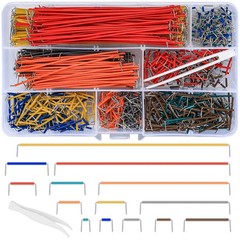 840 PCS Breadboard Jumper Wire Kit 14 Assorted Lengths for Prototyping