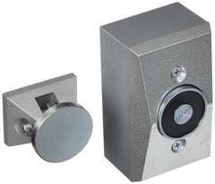 Edwards Signaling Door Holder, Electromagnetic, Wall Mount, Powder Silver