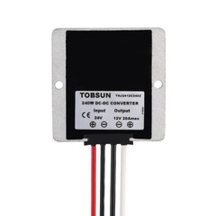 DC 24V to 12V 20A 240W Step Down Converter Voltage Reducer Regulator Waterproof