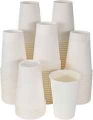 Coffee Cups, 50 Count 12 Oz Disposable Coffee Cups for Hot & Cold Drinks,