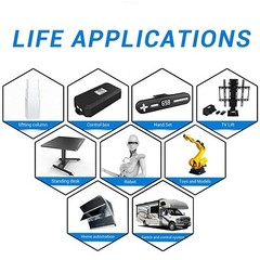 DC 12V Small Mini Micro Linear Actuator 1.2″ 2″ 3″ 4″ Stroke Fast Speed 6inch /s