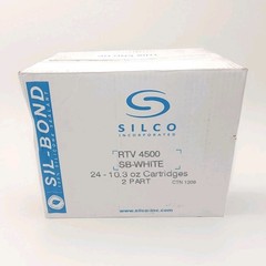24x Sil-Bond Food Grade RTV 4500 Silicone Sealant Adhesive Wht 10.3oz Case of 24