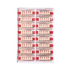 84/96pcs Dental Acrylic Resin Denture Teeth Upper Lower Full Set Shade A1/A2/A3