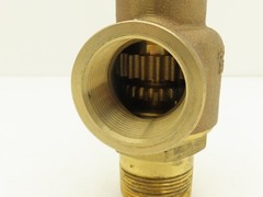 Kunkle 6010FFM01-LM Pressure Relief Safety Valve 1-1/4″ Male NPT Set 20psi Brass