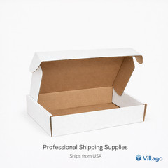 12 1/8 x 9 1/4 x 3″ White Deluxe Literature Mailers 200#/ect 32 50/Case