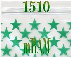 200 GREEN BLUE PINK STARS LOT Apple Zip Baggies Silver Metallic 2020 2010+