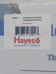 Contemporary Series Employee Of The Year Certificate 30 Certificates