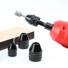 Mini ( 0.3mm to 3.6mm) Keyless Drill Chuck with 1/4″ Hex Shank Adapter – J016