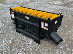 1/2 Yard Auger Mixer Mixing Discharge Bucket Attachment Fits Skid Steer Loader
