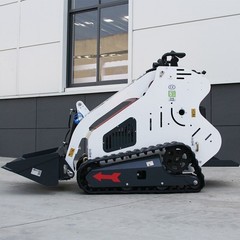 Mini Skid Steer Track Loader B&S Gas Engine with 2 Attachments USA Stock