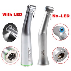 Dental Implant Handpiece 20:1 Reduction Contra Angle Fiber Optic LED/No LED