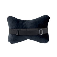 Secretlab Plush Head Pillow Gaming Chair Headrest Black with Purple Logo NEW