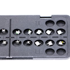 20 pcs/kit Dental Orthodontic MIM Mini Brackets ROTH 0.022” on 3 4 5 hooks