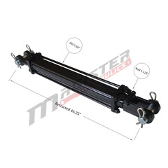 Hydraulic Cylinder Tie Rod double action 2″ bore 36″ stroke 2500 psi 2×36 new