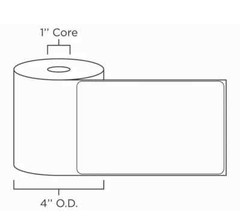 1 Rolls 4×6 Direct Thermal Shipping Labels – 250 per roll – 1000 labels