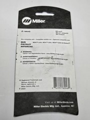 Opened Miller T-M045 Contact Tips .045/1.2mm AccuLock MDX, 10 pack but missing 1