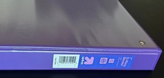 UP&UP – TARGET BRAND – 1 Inch – 3 D Ring – Binder – PURPLE
