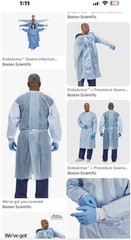 Boston scientific EndoArmor Surgical gown level 3 One size fits most Lot Of 33
