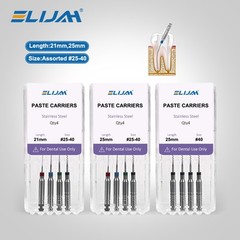 Dental Endo Rotary Paste Carriers Spiral Filler Lentulo Engine Filling Tools Set