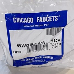 Chicago Faucet 665-Pshjkcp Mvp Push Button Handle