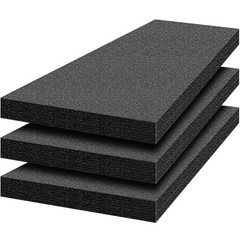 Yaomiao Polyethylene Foam Sheets 54x16x2 Thick Black Packing Inserts 3 Pack.