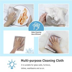 Choicy Microfiber Cleaning Cloth Reusable Cleaning Cloths Cleaning Rags 10Pcs…