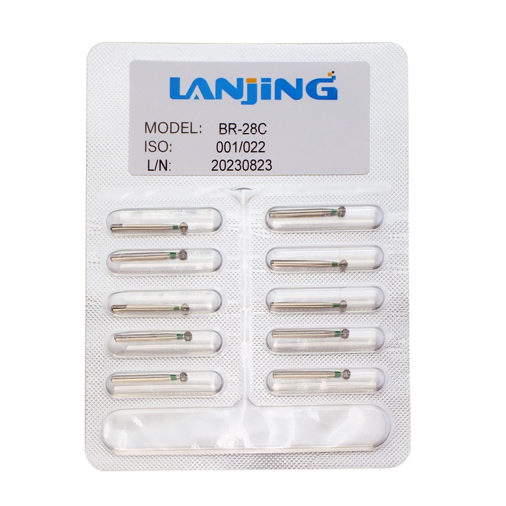 Dental Burs Diamond FG High Speed Round End Taper Ball Football Cylinder Coarse