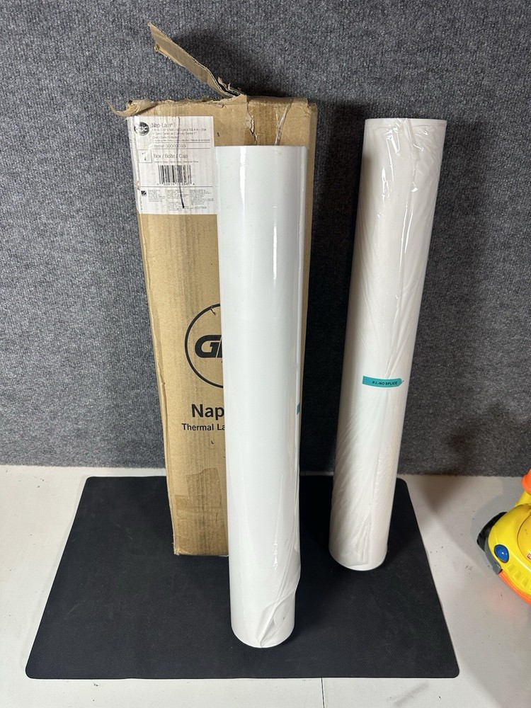 2 Rolls GBC Nap Lam I Laminating Roll Film 300004 Nap-Lam 1.5mil 25” x 500’