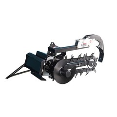 Mini Track Loader Trencher Attachment Adjustable Depth Control Universal Mount