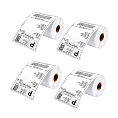 100Rolls 4×6 Direct Thermal Shipping Labels 250/Roll For Zebra 2844 Eltron ZP450