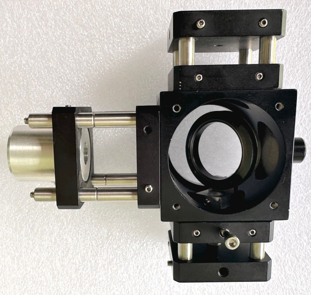 Optical Cage System w 2″ cube/ filter & fiber optic mounts + focusing lens