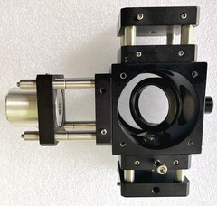Optical Cage System w 2″ cube/ filter & fiber optic mounts + focusing lens