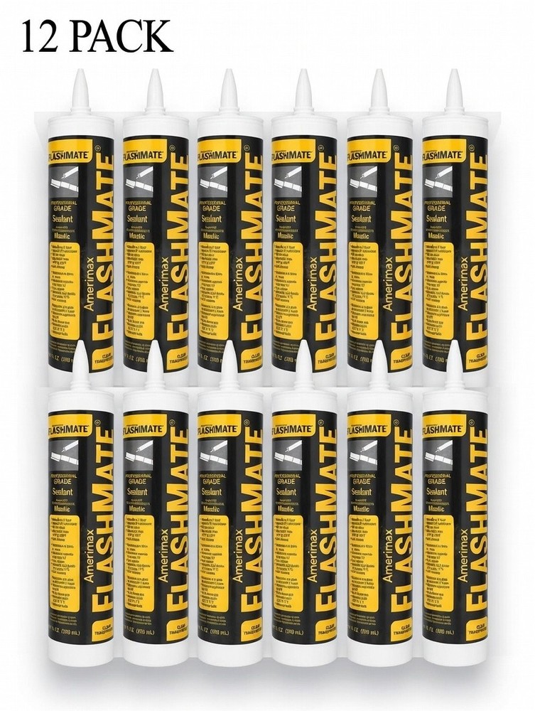 Amerimax Home Products FlashMate 10 oz. Clear Flashing Sealant (12PK)