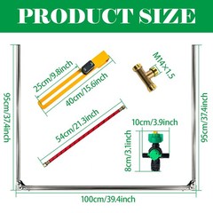 6 Nozzle Foldable Sprayer Boom Wide Spray For ATV UTV Agricultural Spraying