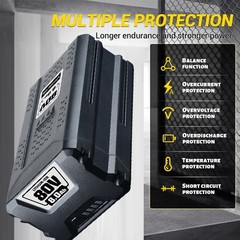 2-PACK 8.0Ah Li-ion Battery 80 Volt GWL1840 for GBA80600 GBA80400 GBA80200 Tools