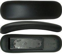 Global Chair Replacement Parts Arm Pads Armrest Top Cap 1 Pair 4” Mounting