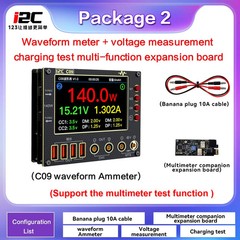 I2C C09 Waveform Ammeter 0-40V Voltage Current Tester 4″ HD Display Diode Scan