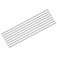 MECCANIXITY 8 Pcs Titanium Round Rod, 0.06″ Dia(1.5mm) 8″ Length GR5 Metal So…