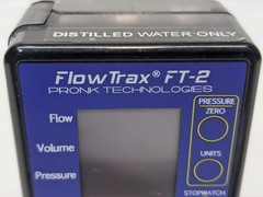 Pronk Technologies FlowTrax FT-2 infusion device analyzer flow meter as shown