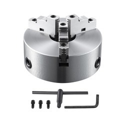 Uimoso 8” 3-Jaw Self-Centering Lathe Chuck for Grinding and Drilling