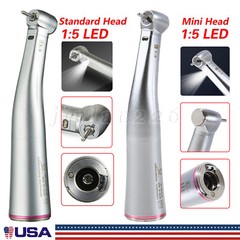 Yabangbang Dental Electric Handpiece 1:5 Fiber Optic Contra Angle Fit NSK E Type