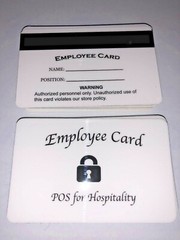Employee Access Cards for POS with Magnetic Swipe (5 Cards Pack)