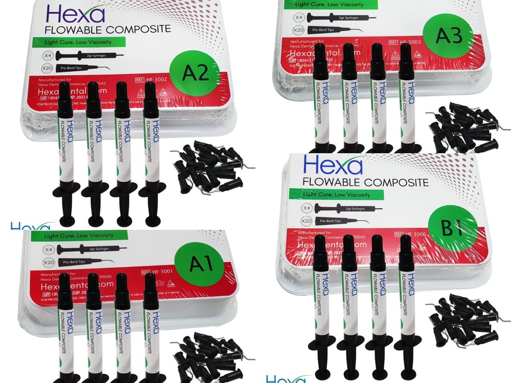 Premium Dental Flowable Composite Light Cure, Low Viscosity Resin Teeth Glue
