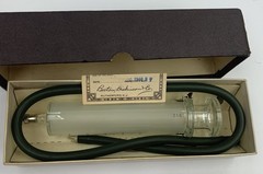 Vintage 1948 Becton Dickinson & Co B-D Yale 50cc Glass Syringe + Medical Sutures