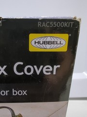 Raco RAC5500KIT Low Profile Floor Box Cover Gang Polished Brass Hubbell