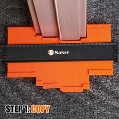 Saker Contour Gauge 10 Inch Profile Tool with Adjustable Lock,Christmas Gifts