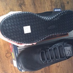 SKECHERS Work Cessnock Slip Resistant Wide Memory Foam Black Men’s 12