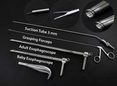 New Surgical Esophagoscope Esophagoscopy Endoscope Reusable 5 PCs Set
