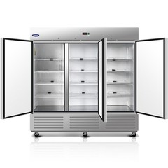 81″ W Commercial Fridge 72Cu.ft Stainless Steel, Fan Cooling, Digital Thermostat